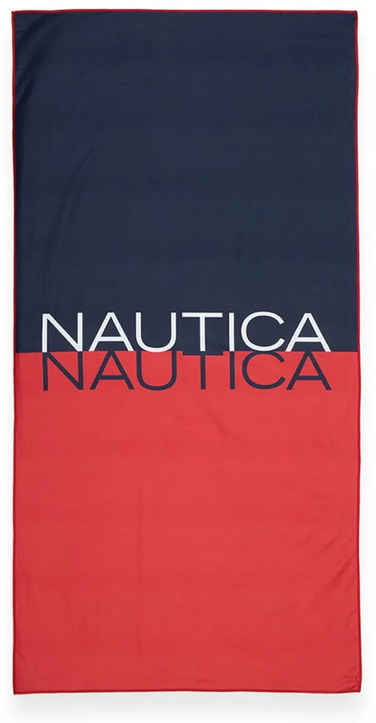 Πετσέτα Θαλάσσης Microfiber (80x160) Nautica By Nef-Nef Homeware Nau Duocolor Red