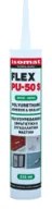 Isomat Flex Pu-50 S Πολυουρεθανική Σφραγιστική & Συγκολλητική Μαστίχη, Γκρι, 310ml ISO.0626.PU50S.GRE.310