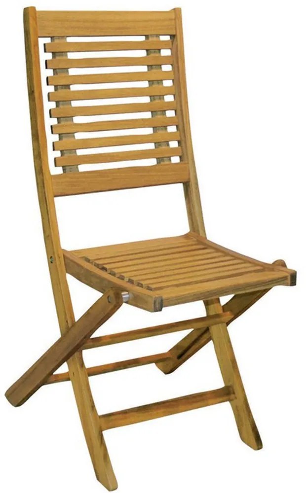 Καρέκλα Χαμηλής Πλάτης Balau Wood VIL-F 62,5x45x94 Natural