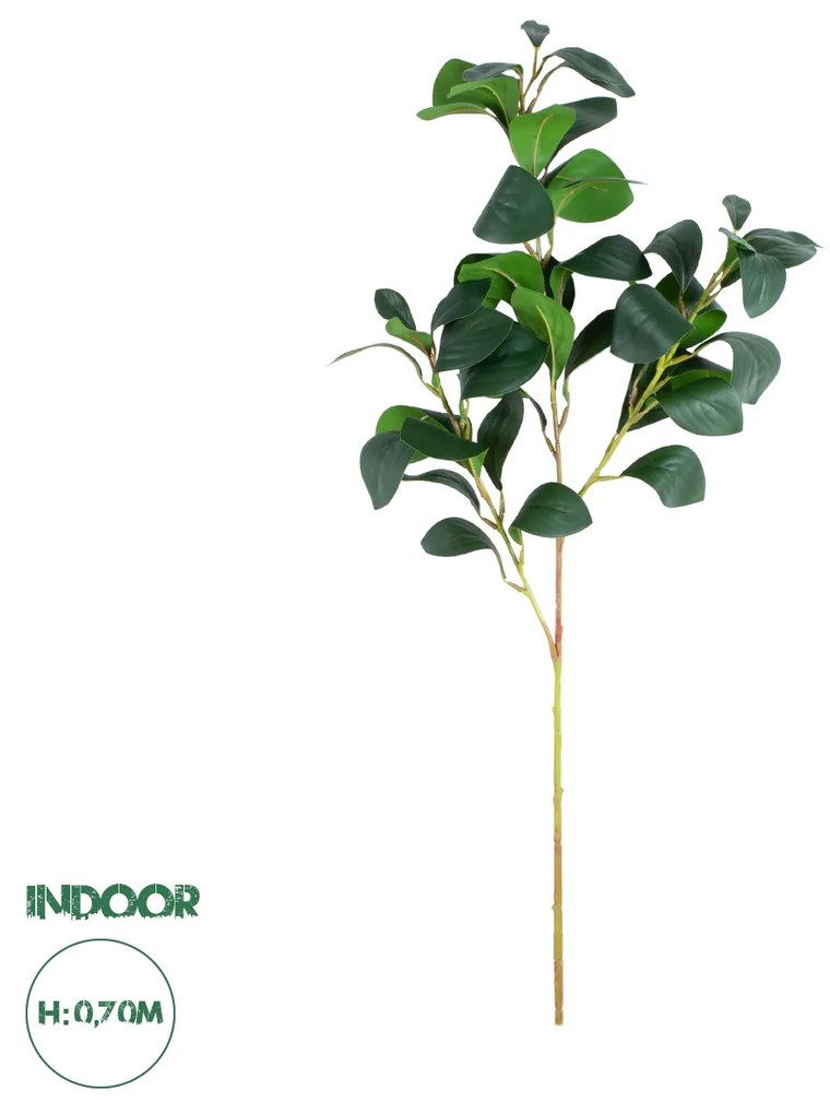 GloboStar® Artificial Garden LAURUS NOBILIS BRANCH 20224 Τεχνητό Διακοσμητικό Κλαδί Δάφνης Π35 x Υ70cm