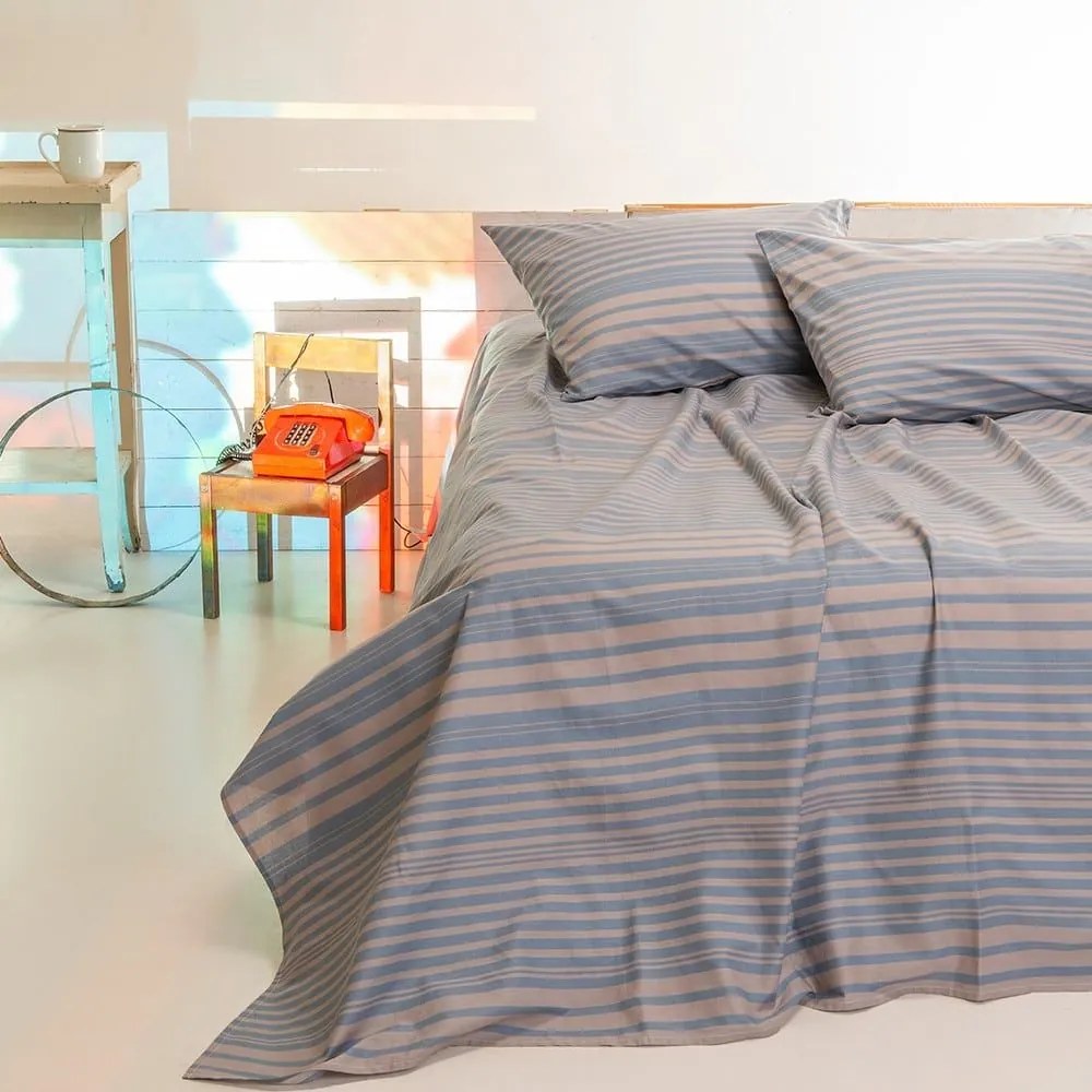 Σεντόνι Stripe Urban Line Mixology Jean Melinen Μονό 170x270cm 100% Cotton