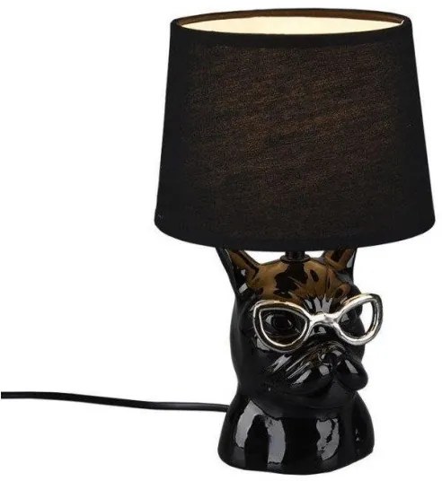 Επιτραπέζιο Φωτιστικό Dosy με σχέδιο Σκύλο Trio Lighting-R50231002-Μαύρο R50231002