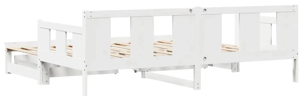 vidaXL Καναπές Κρεβάτι Συρόμενος Χωρίς Στρώμα 80x200 εκ. &amp; Συρτάρια
