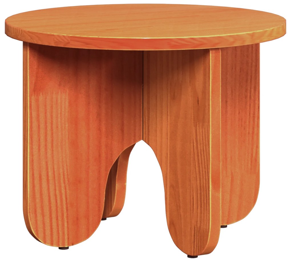 vidaXL Σετ Τραπεζιού Για Καφέ 2 pcs Καφέ κεριού 39.5 x 39.5 x 30 εκ.