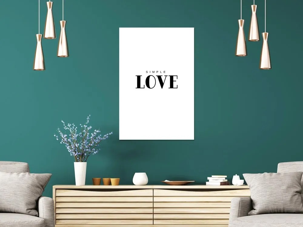 Πίνακας - Simple Love (1 Part) Vertical - 40x60