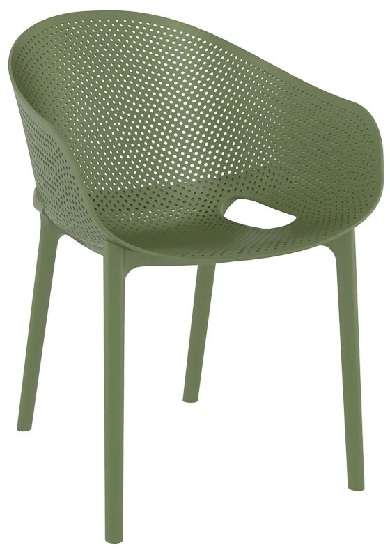 SKY PRO OLIVE GREEN ΠΟΛΥΘΡΟΝΑ ΠΟΛ/ΝΙΟΥ 54X60X81εκ. SIESTA 54Χ60Χ81εκ.