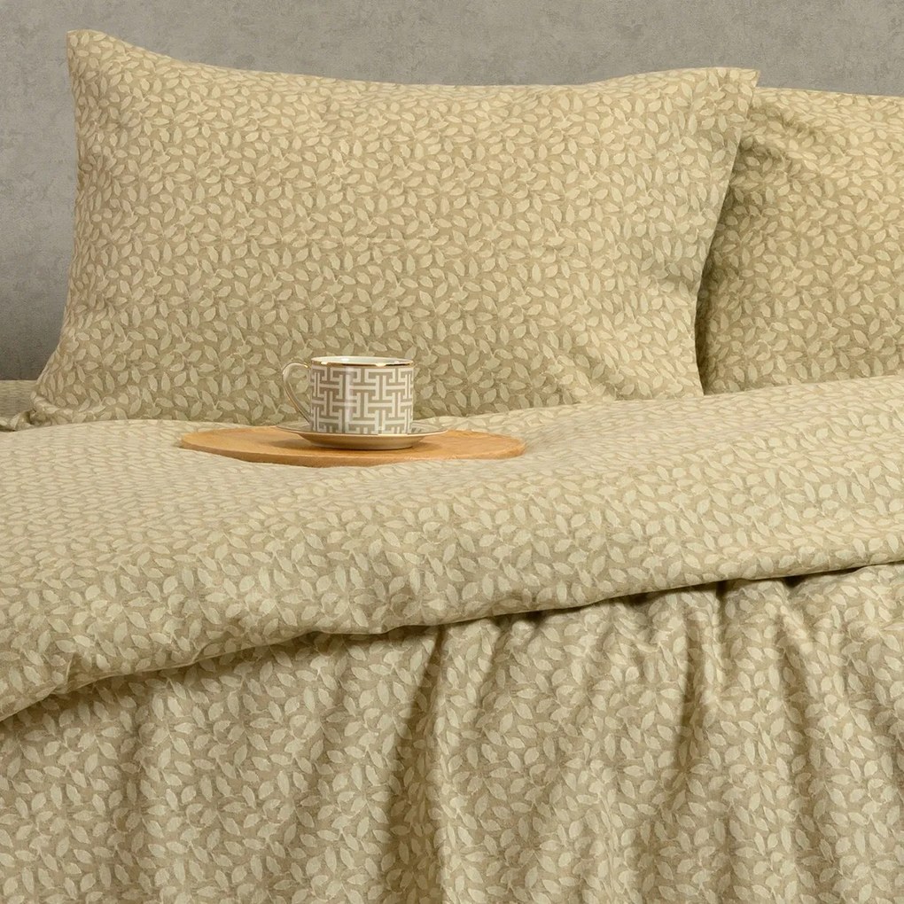 Ζεύγος Μαξιλαροθήκες Φανελένιες 53x72εκ. Elise Greige Winter Line Melinen 20005116