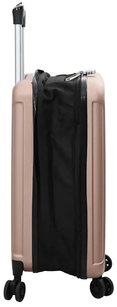vidaXL Βαλίτσα Σκληρής Θήκης 20'' Ροζ Χρυσό 34x23x55.5 εκ. ABS
