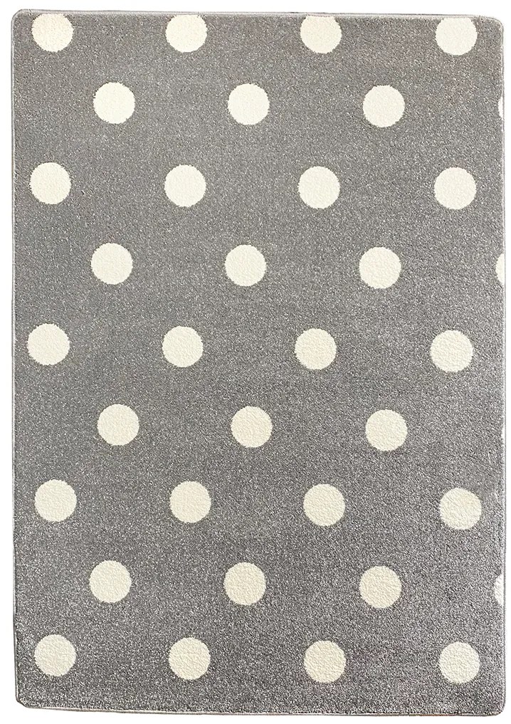 Παιδικό χαλί Lollipops 8334 Silver Dots 133 x 190