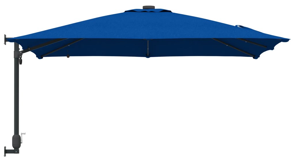vidaXL Ομπρέλα Κήπου Αζούρ μπλε 248.5 x 247.5 x 160 εκ. ύφασμα