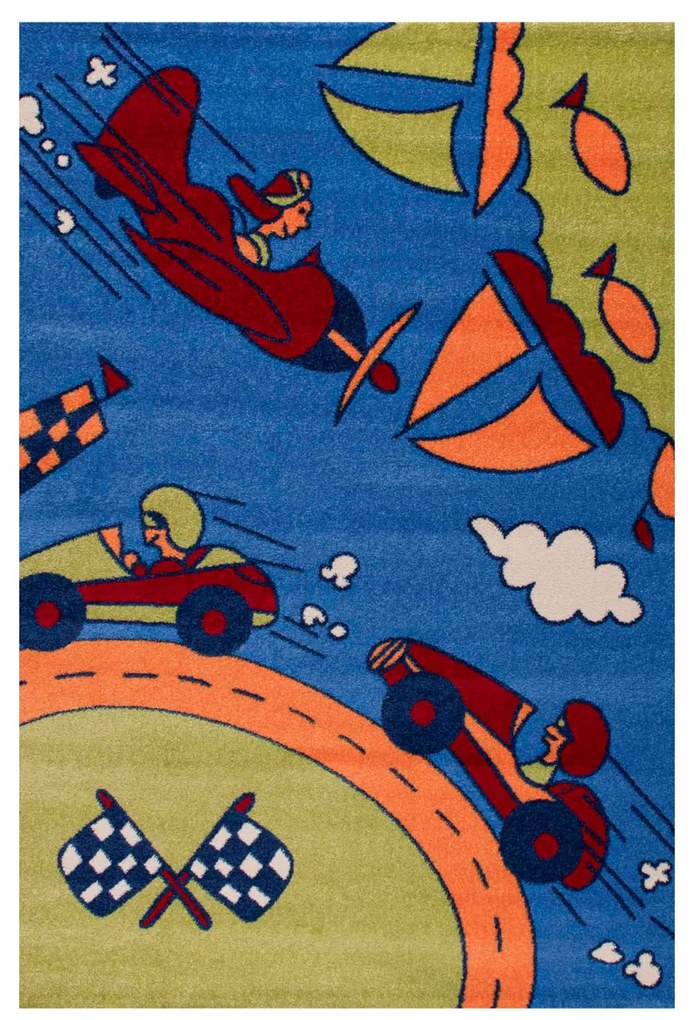 Παιδικό Χαλί (133x190) Polcarpet Star 646 Airplane