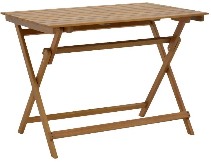 Τραπεζαρία Elijie-Jaybo σετ 5τεμ πτυσσόμενο φυσικό μασίφ ξύλο ακακίας 100x65x72εκ 100x65x72 εκ.