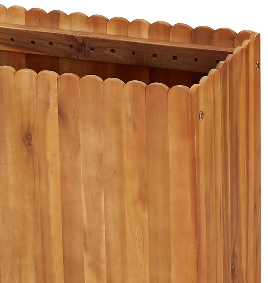 vidaXL Ζαρντινιέρα Υπερυψωμένη 150 x 30 x 50 εκ. Μασίφ Ξύλο Ακακίας