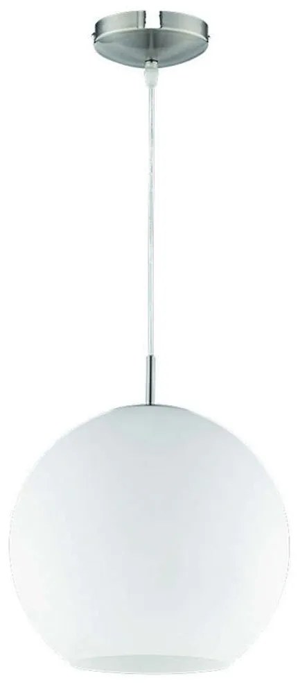 Φωτιστικό Οροφής Moon R30153007 1xE27 60W Φ30 150cm Nickel Mat RL Lighting Metal, Glass