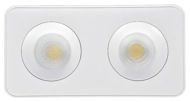 Σποτ Led X00270W 2x8W 3CCT 1280Lm 11,7x22,6x5,5cm White Inlight Ορθογώνιο
