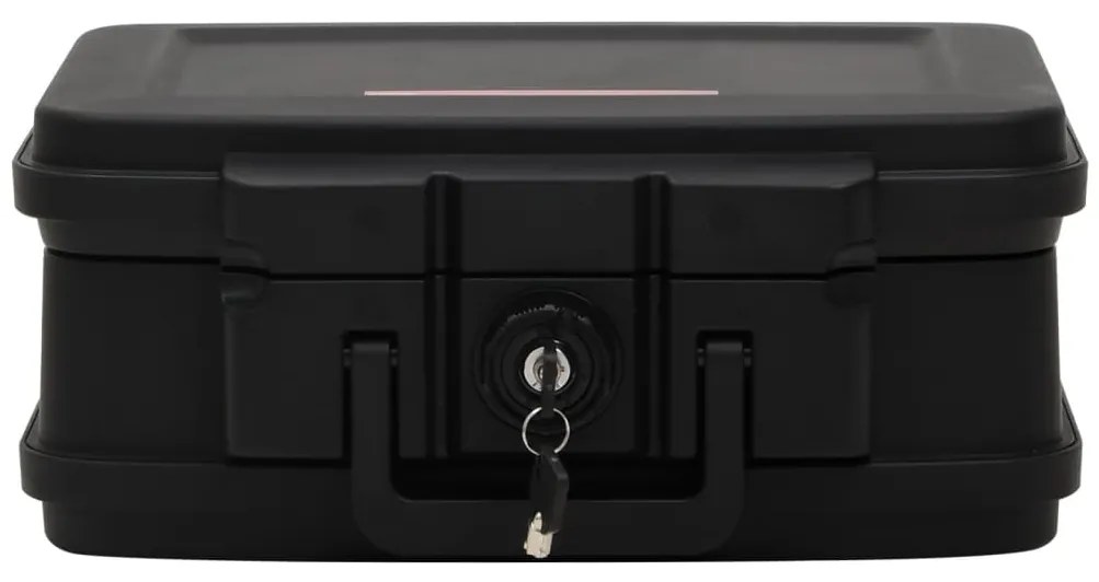 vidaXL Χρηματοκιβώτιο Μαύρο 38 x 32,5 x 16,5 εκ.