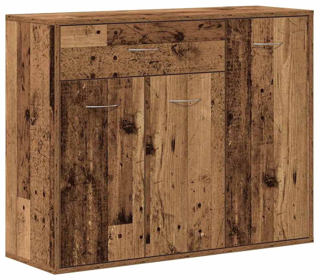 Sideboard Παλιό ξύλο 88x30x70 cm Ξύλο μηχανής - Καφέ