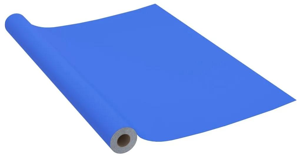 Μεμβράνη Αυτοκόλλητη για Έπιπλα Γυαλιστερό Μπλε 500 x 90 εκ PVC - Μπλε