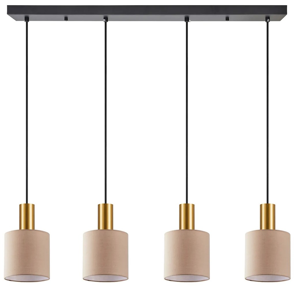 Φωτιστικό Οροφής Πολύφωτο Homelighting 77-8616 Gold/Brown