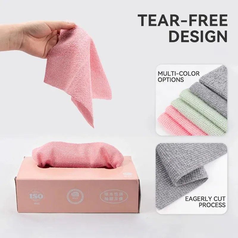 Πανάκια καθαρισμού μικροϊνών 20τμχ - Removable microfober rags cleaning cloths 20pcs
