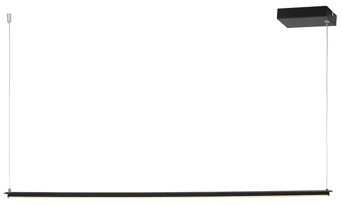 Φωτιστικό Κρεμαστο Aca ZM58LEDP100BK ATLANTIS Μαύρο Ματ (Black Mat) 3000K