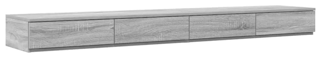 vidaXL Συρτάρια κρεβατιού με συρτάρι Γκρι sonoma 180 x 36.5 x 16.5 εκ