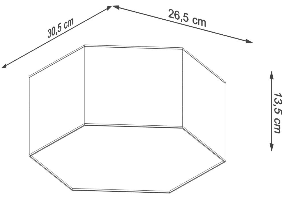 Sollux Φωτιστικό οροφής Sunde 2,PVC,2xE27/60w