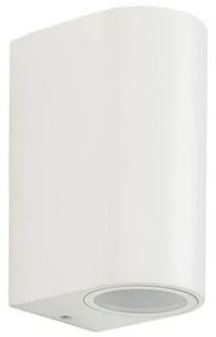 Φωτιστικό Τοίχου VT-3230440 2xGU10 IP44 9,8x14,5x6,7cm White Metanor