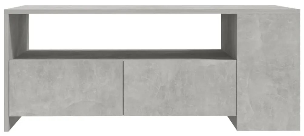 vidaXL Τραπεζάκι Σαλονιού Γκρι Σκυρ. 102x55x42 εκ. Επεξεργασμένο Ξύλο