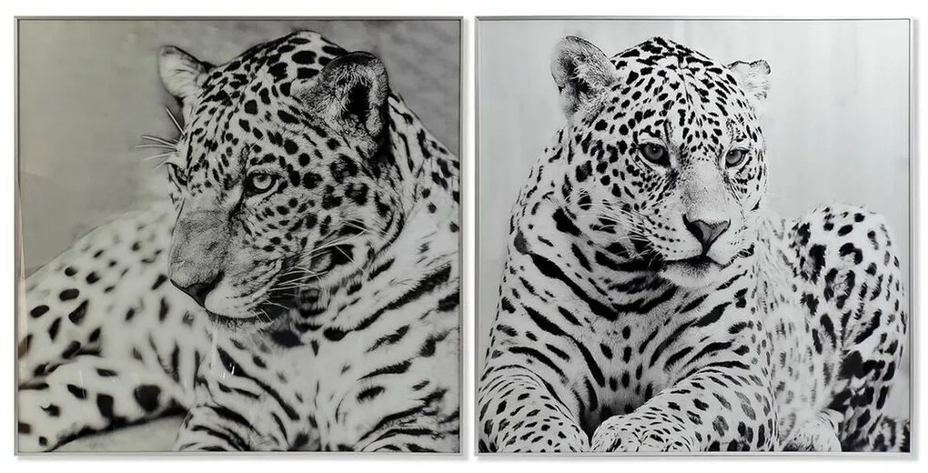 Πίνακας DKD Home Decor Αλουμίνιο Κρυστάλλινο 100 x 2,5 x 100 cm