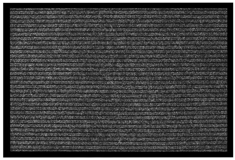 HOME USE πατάκι εισόδου HUH-0207, αντιολισθητικό, 60x40cm, 6mm πάχος, γκρι