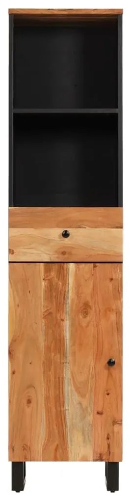 Ντουλάπι Μπάνιου 38 x 33 x 160 εκ. από Μασίφ Ξύλο Ακακίας - Καφέ