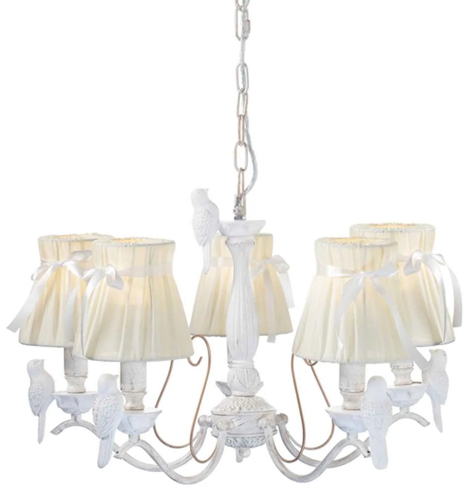 Πολύφωτο Φωτιστικό Οροφής EG166085PW Beige Metal, Fabric