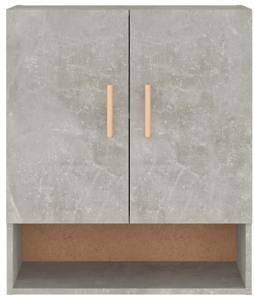 vidaXL Ντουλάπι Τοίχου Γκρι Σκυρ. 60x31x70 εκ. Επεξεργασμένο Ξύλο