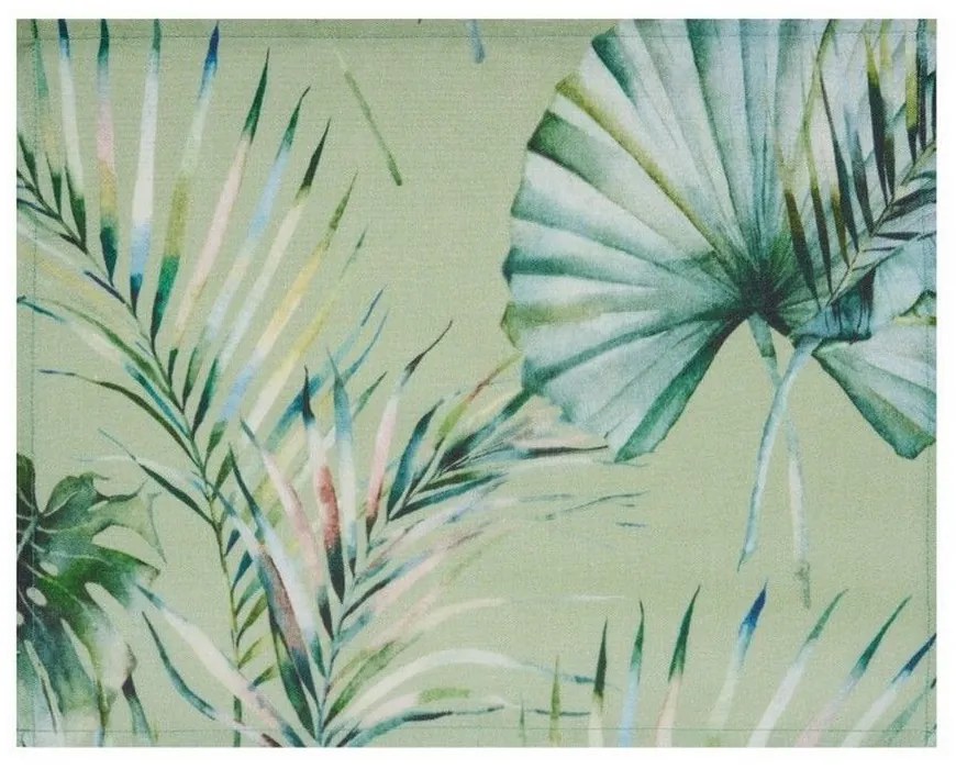 Σουπλά Palma (Σετ 4τμχ) Green Kentia 33x45cm Βαμβάκι-Πολυέστερ