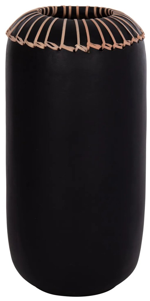 ΕΠΙΤΡΑΠΕΖΙΟ ΔΙΑΚΟΣΜΗΤΙΚΟ ΒΑΖΟ LENNOX HM4675.01S TΕΡΑΚΟΤΑ ΣΕ ΜΑΥΡΟ--Φ18x33Υεκ. (1 Τεμμάχια)