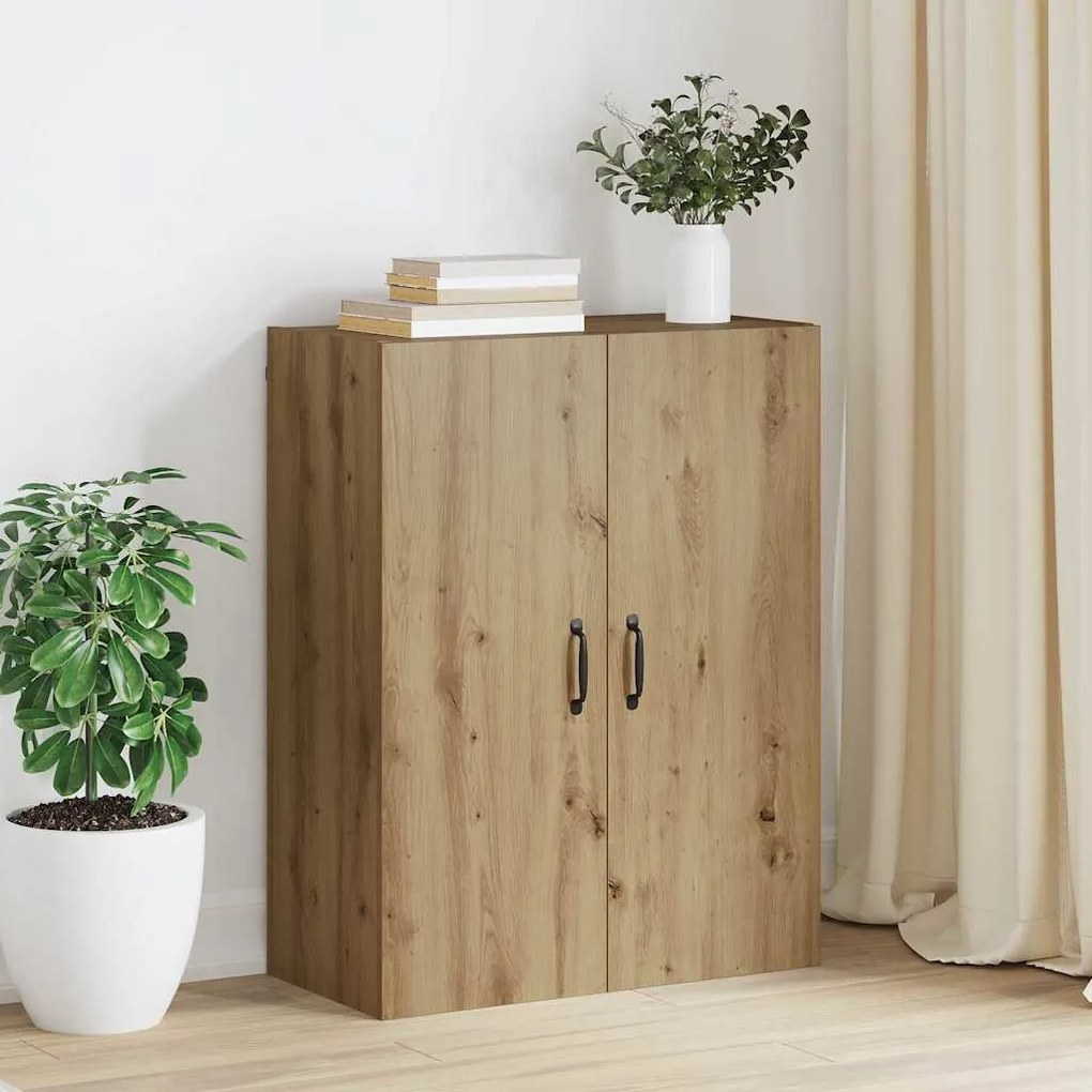 vidaXL Κρεμαστό ντουλάπι Επιτοίχιο artisan δρυς 69.5 x 34 x 90 εκ.