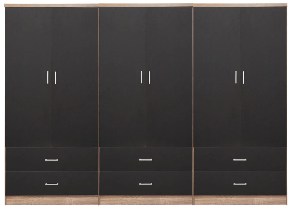 ΝΤΟΥΛΑΠΑ 6ΦΥΛΛΗ REINA ME 6 ΣΥΡΤΑΡΙΑ HM21060.03 ΜΕΛΑΜΙΝΗ ΣΕ ΓΚΡΙ-ΣΟΝΑΜΑ 240x42x181Υεκ