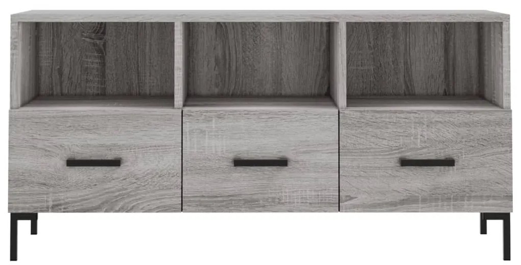 vidaXL Έπιπλο Τηλεόρασης Γκρι Sonoma 102 x 36 x 50 εκ. Επεξεργ. Ξύλο