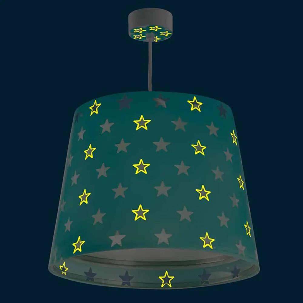 Stars Green κρεμαστό παιδικό φωτιστικό οροφής (81212[H]) - 81212H