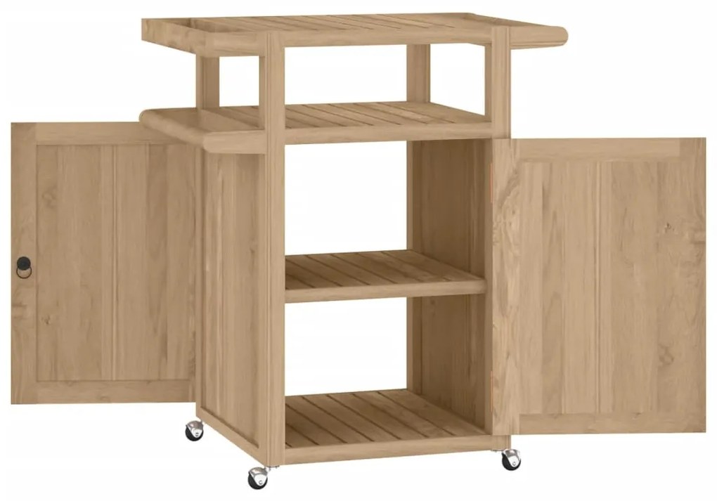 vidaXL Κάβα Ποτών 70 x 50 x 90 εκ. από Μασίφ Ξύλο Teak