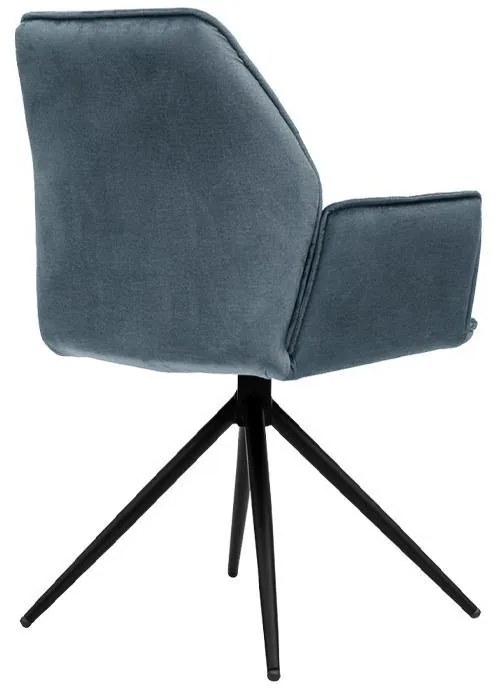 Καρέκλα Τραπεζαρίας Dorothee Μεταλλική Fylliana Σιέλ 58x46x91εκ. 2αδα 58x46x91 εκ.