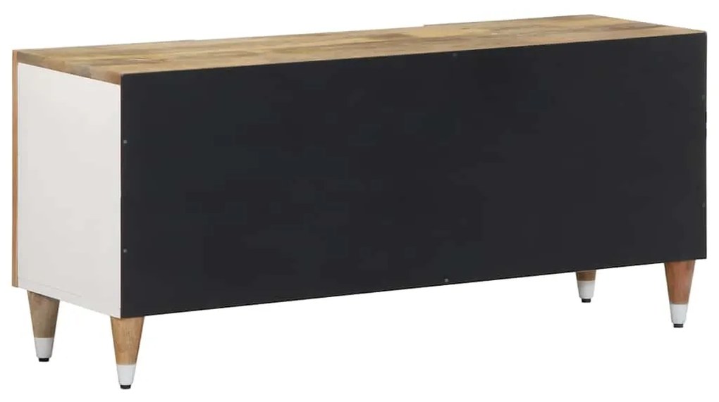 ντουλάπι τηλεόρασης vidaXL 105x33,5x46 cm μασίφ ξύλο Mango