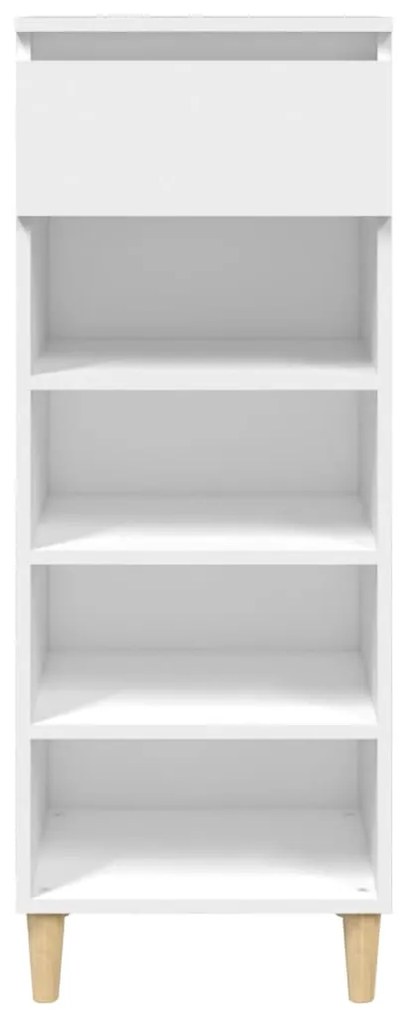 vidaXL Παπουτσοθήκη Λευκή 40 x 36 x 105 εκ. από Επεξεργασμένο Ξύλο