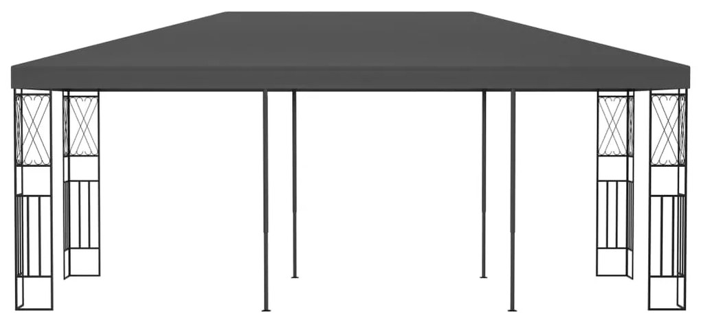 vidaXL Κιόσκι Ανθρακί 3 x 6 μ. Υφασμάτινο