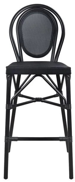 ΣΚΑΜΠΟ ΑΛΟΥΜΙΝΙΟΥ AZARIA HM5060 BAMBOO LOOK ΜΑΥΡΟ ΜΕ TEXTLINE 44x52x115Υεκ.