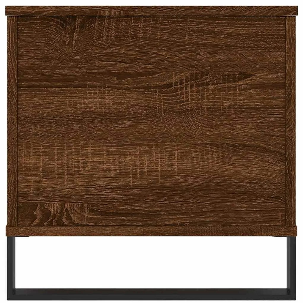 vidaXL Τραπεζάκι Σαλονιού Καφέ Δρυς 90x44,5x45 εκ. Επεξεργασμένο Ξύλο