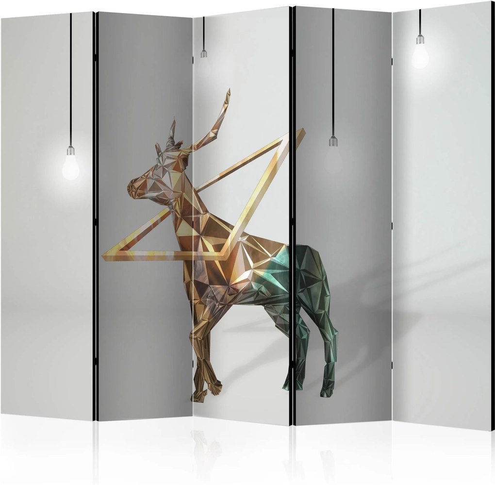 Διαχωριστικό με 5 τμήματα - deer (3D) II [Room Dividers]