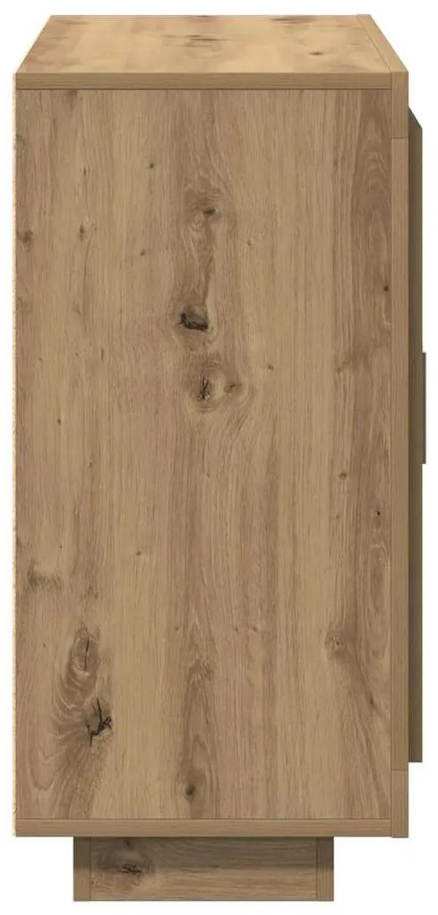 vidaXL Μπουφές Αρτισιανή Δρυς 92x35x75 εκ. από Επεξεργασμένο Ξύλο