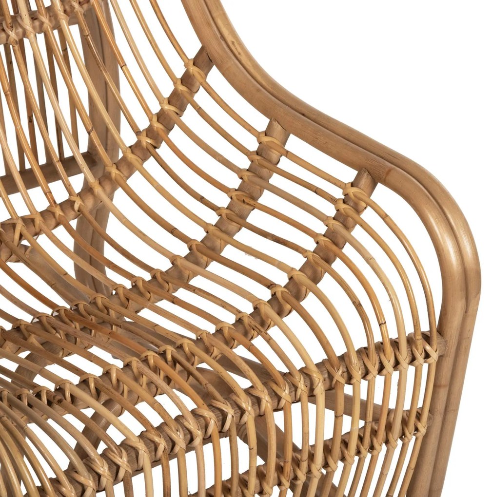 Καρέκλα - Πολυθρόνα C5995 Φυσικό Rattan 71x85x86Υ εκ. 71x85x86 εκ.